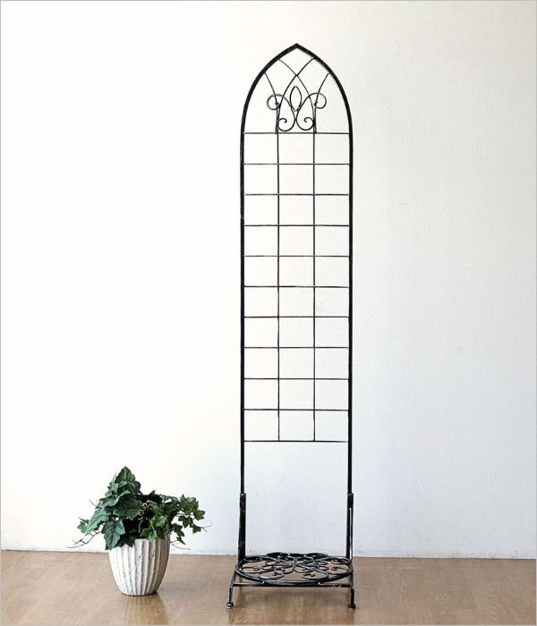 アイアンのラティス付スタンド(6)