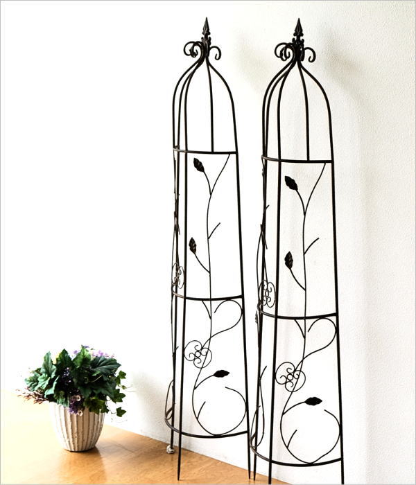 半円のフラワートピアリー 2枚セット(1)