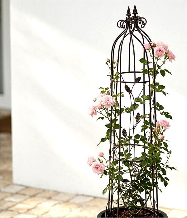 半円のフラワートピアリー 2枚セット(3)