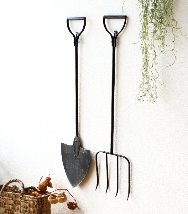 アイアンのウォールデコ ガーデン 2タイプ(2)