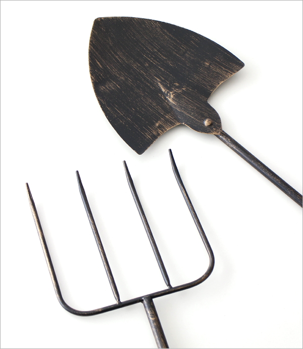 アイアンのウォールデコ ガーデン 2タイプ(3)