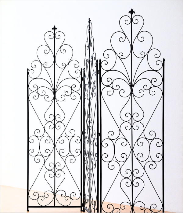 アイアンワイヤーワークパーテーション(2)