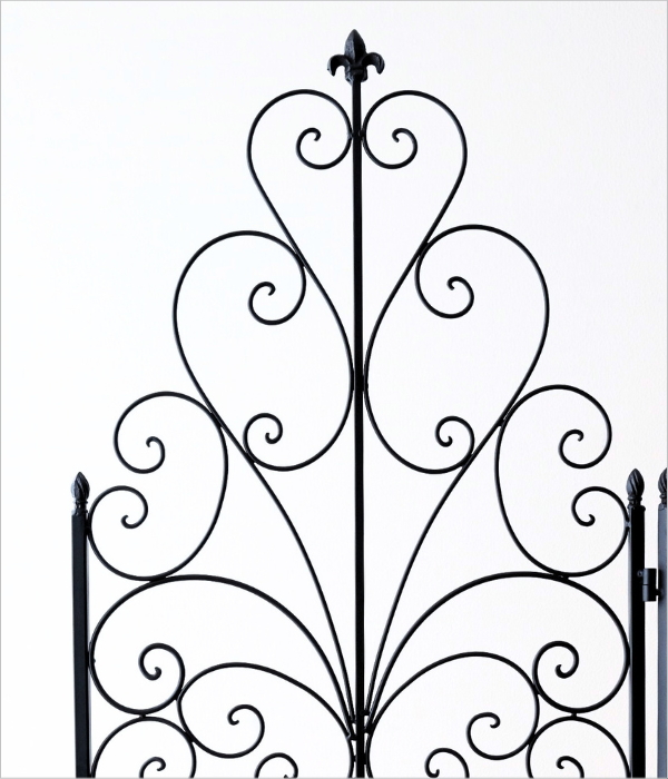 アイアンワイヤーワークパーテーション(3)