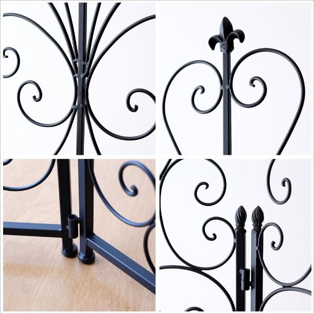 アイアンワイヤーワークパーテーション(4)