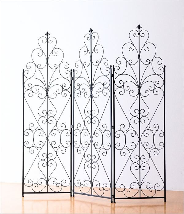 アイアンワイヤーワークパーテーション(7)