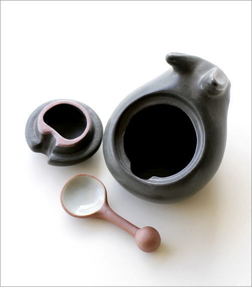 小さな陶器のうさぎポット 2カラー(4)