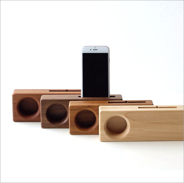 Woodスマホスピーカー シングル4タイプ(1)