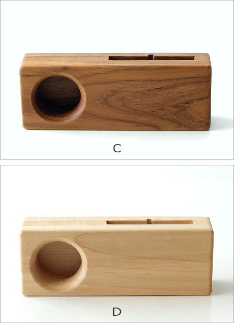 Woodスマホスピーカー シングル4タイプ(4)