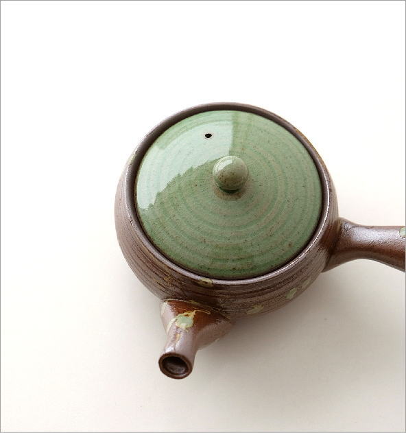 焼締織部丸急須