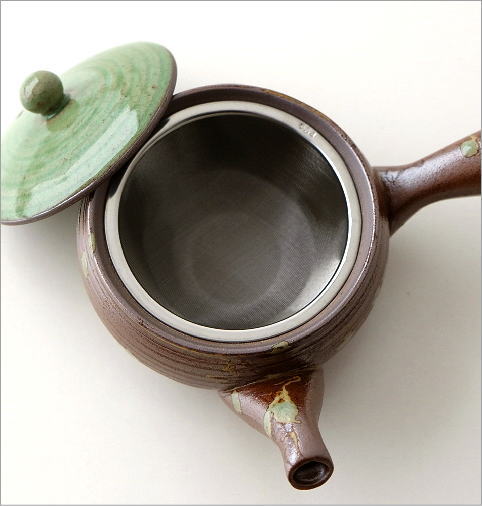 焼締織部丸急須