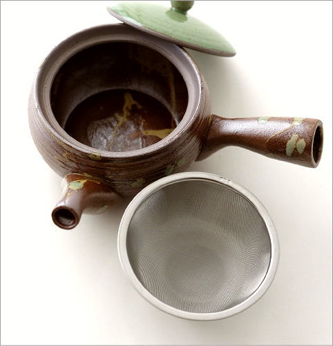 焼締織部丸急須
