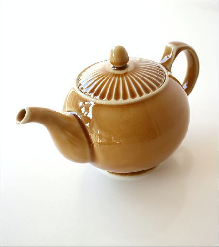 ティーポット 急須 茶こし付き 陶器 有田焼 日本製 焼き物 おしゃれ 紅茶 北欧 洋風 和食器 かわいい デザイン キャメルティーポット