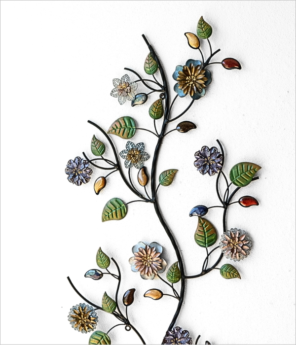 アイアンの壁飾り エレガントブランチ(1)