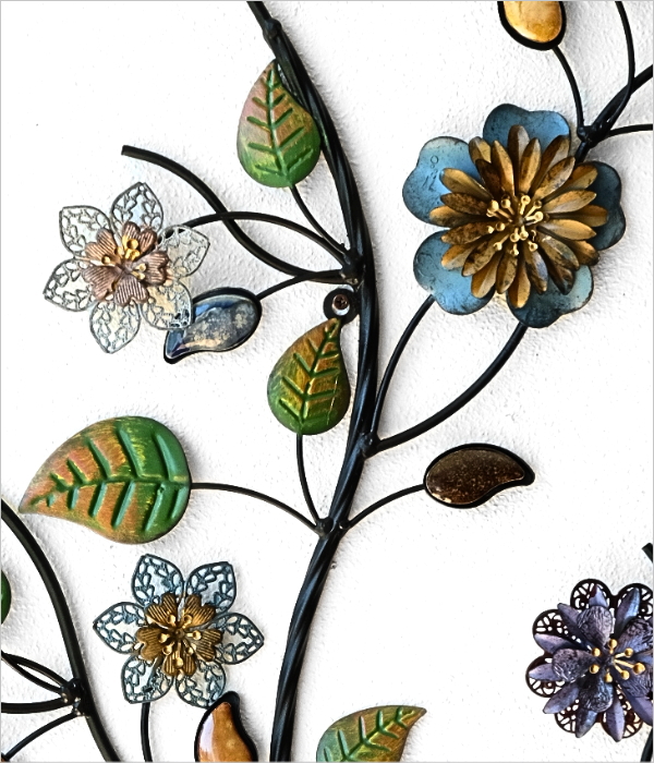 アイアンの壁飾り エレガントブランチ(2)