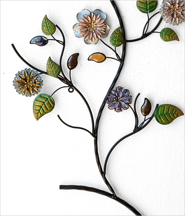 アイアンの壁飾り エレガントブランチ(3)