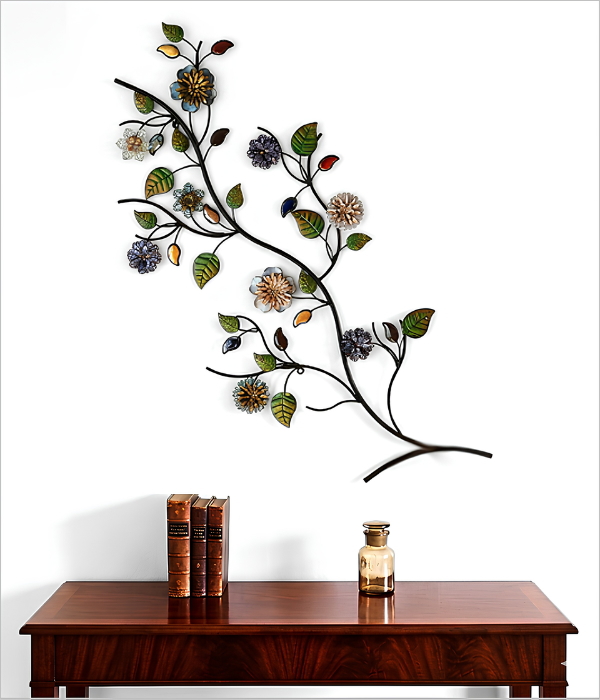 アイアンの壁飾り エレガントブランチ(6)