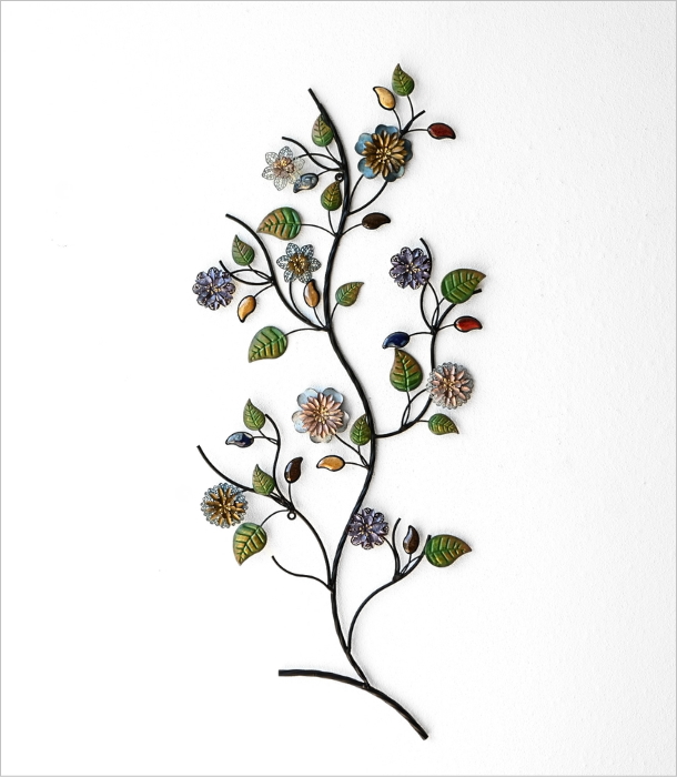 アイアンの壁飾り エレガントブランチ(7)