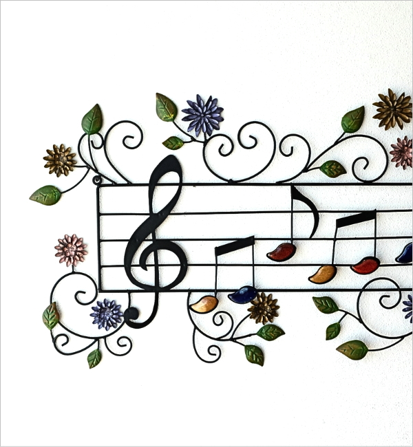 アイアンの壁飾り ミュージックスコアー(1)
