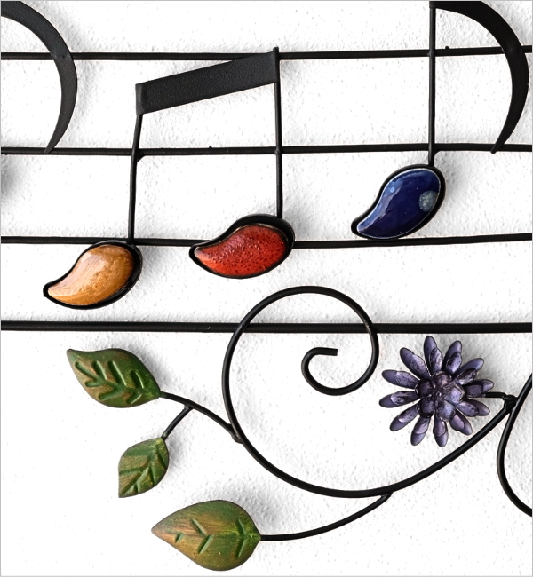 アイアンの壁飾り ミュージックスコアー(2)