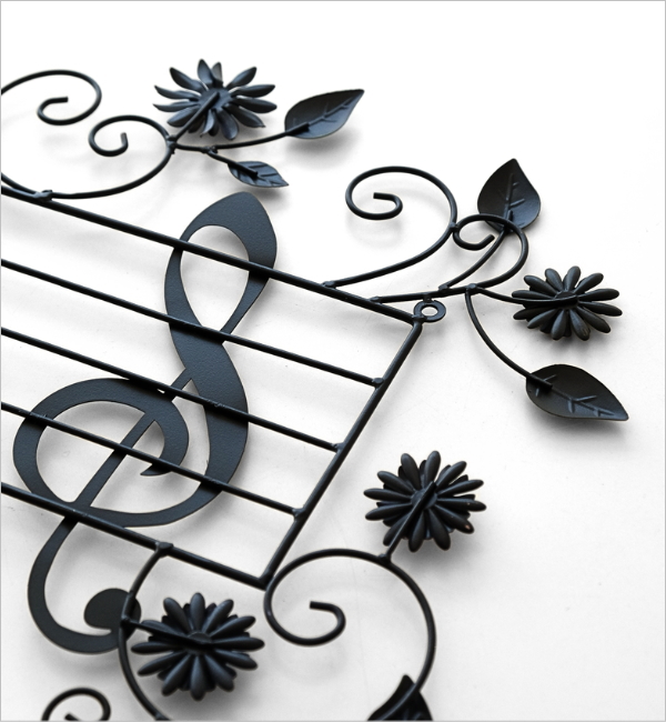 アイアンの壁飾り ミュージックスコアー(5)
