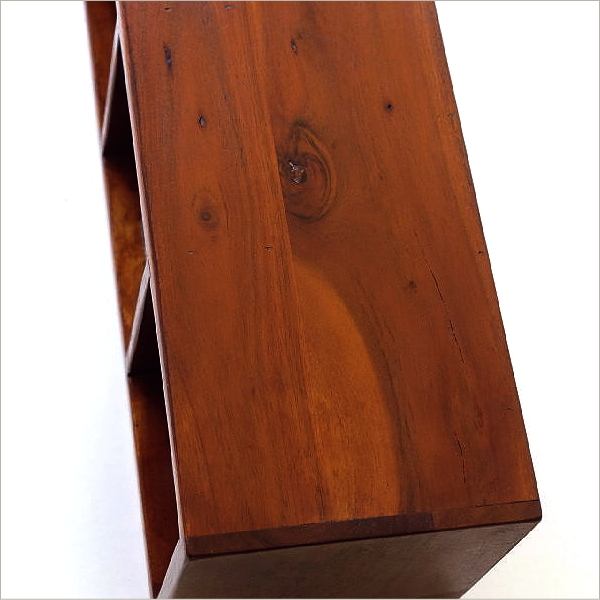 インドのウッドCDラック S(3)