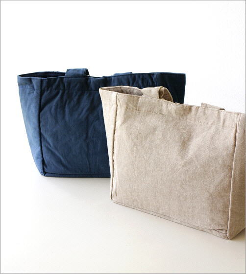 コットン刺繍ランチバッグ 2カラー(4)
