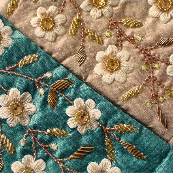 ビーズ刺繍メガネケースB 2カラー(3)