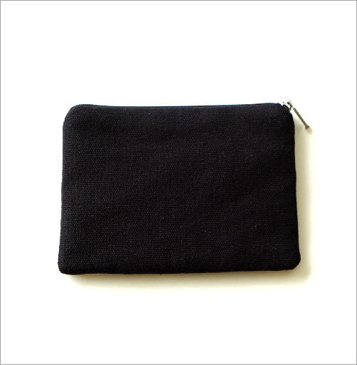 ビーズ刺繍フラットポーチ S(3)