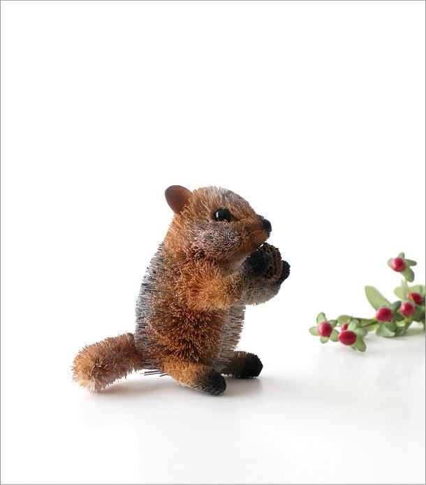 たわしアニマル シマリス L(4)