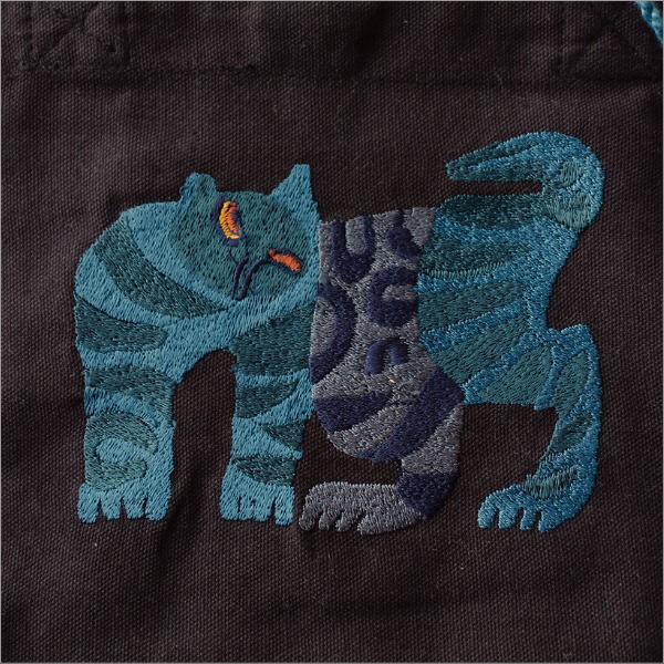 CHIZURI刺繍 コットンミニバッグ(2)