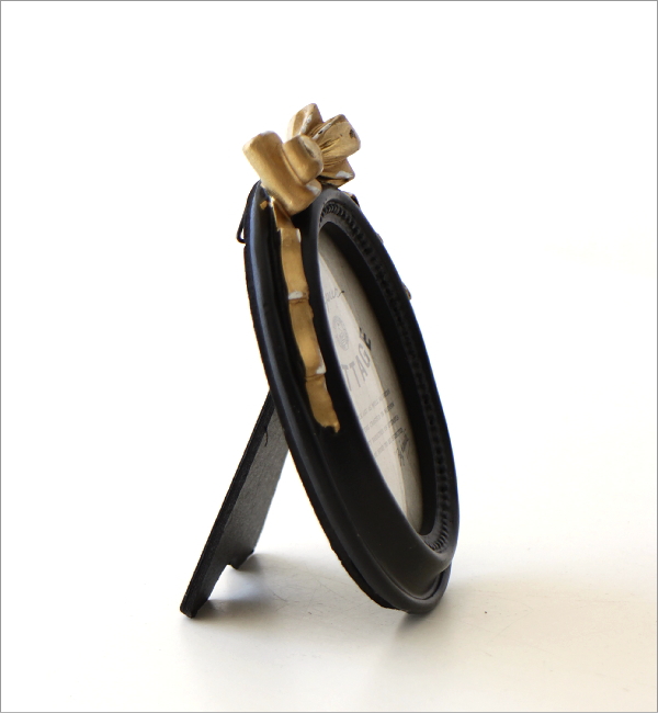 リボン オーバル フォトフレーム ２カラー(3)