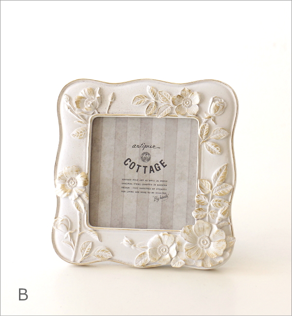 レリーフフラワーフォトフレーム M2カラー(6)