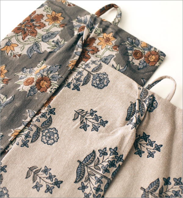 ブロックプリントのティッシュカバー 2タイプ(4)