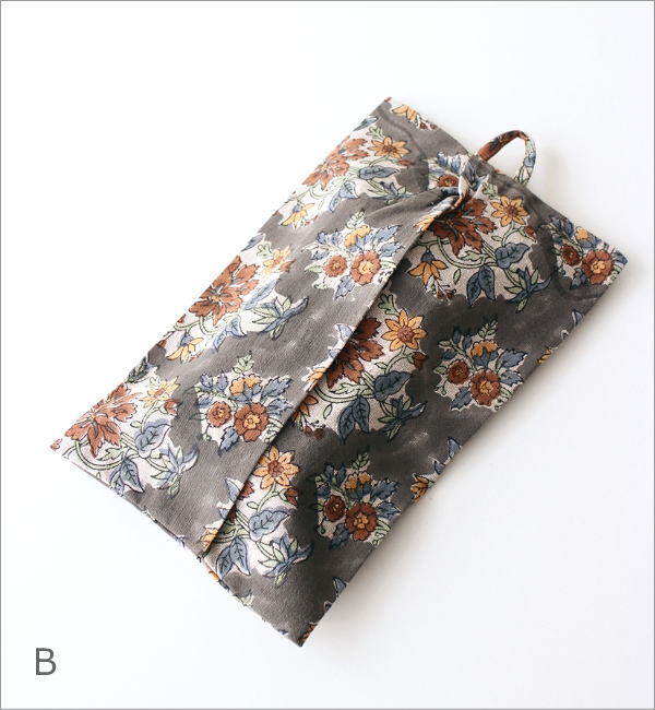 ブロックプリントのティッシュカバー 2タイプ(7)