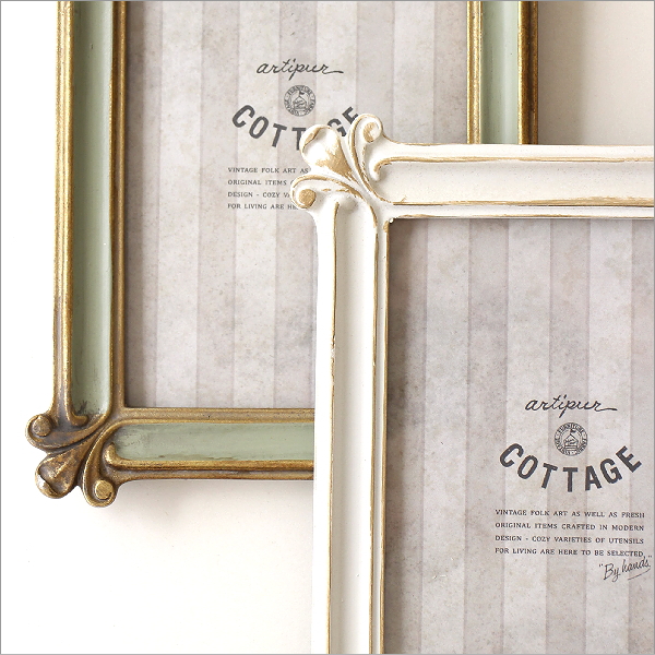 レトロなレクタングル フォトフレーム 2カラー(2)