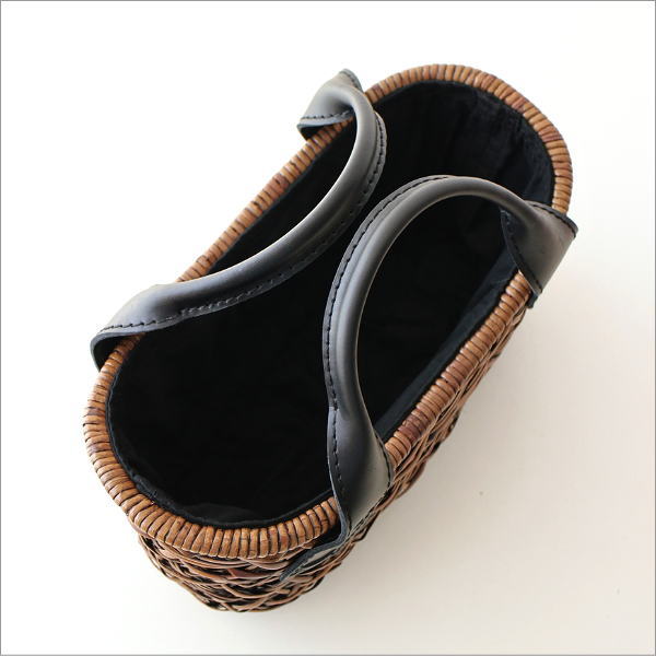 ラタンピールランダム編バッグ(4)