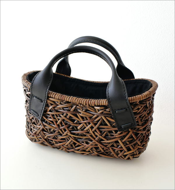 ラタンピールランダム編バッグ(6)