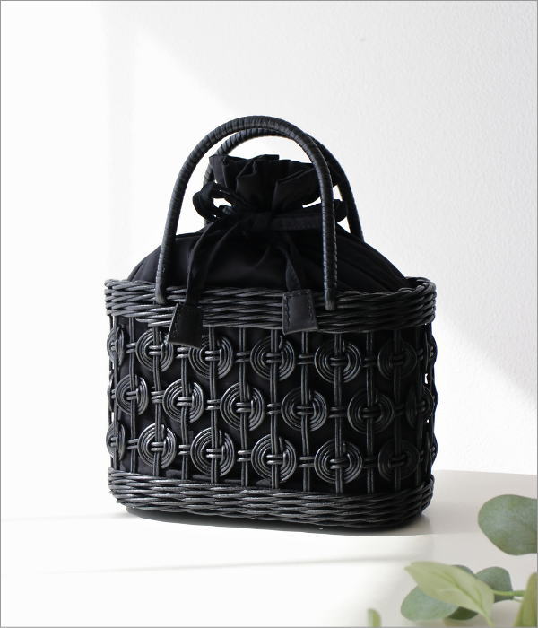 ラタンサークル編 かごバッグ(1)