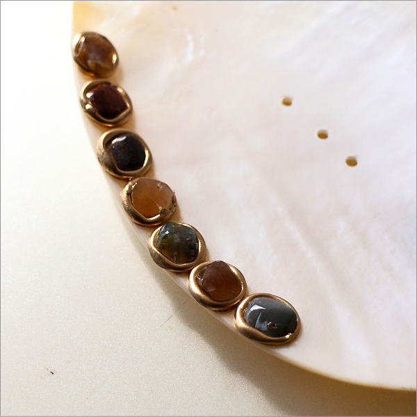 ナチュラルなシェルのソープディッシュ B(3)