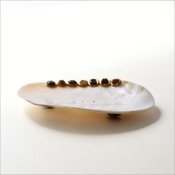 ナチュラルなシェルのソープディッシュ B(5)