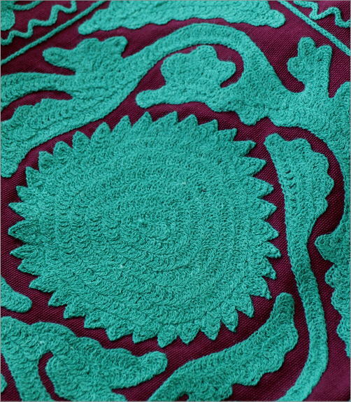 ロープハンドル刺繍バッグ PL(2)
