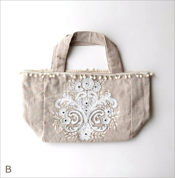 ビーズ刺繍バッグ 3カラー(6)