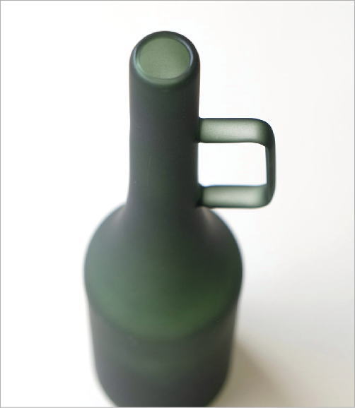 ガラスベース グリーンボトル(2)
