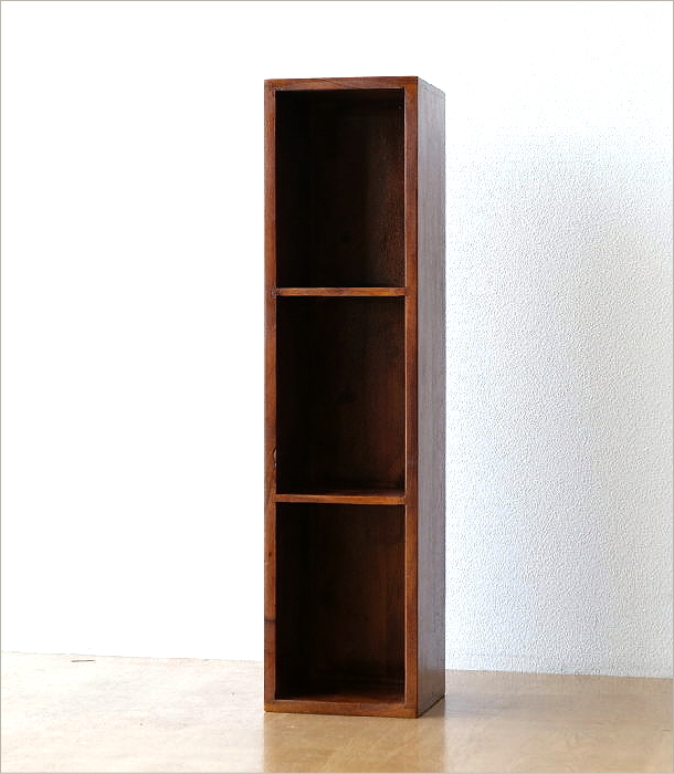 インドのウッドDVDラック(7)