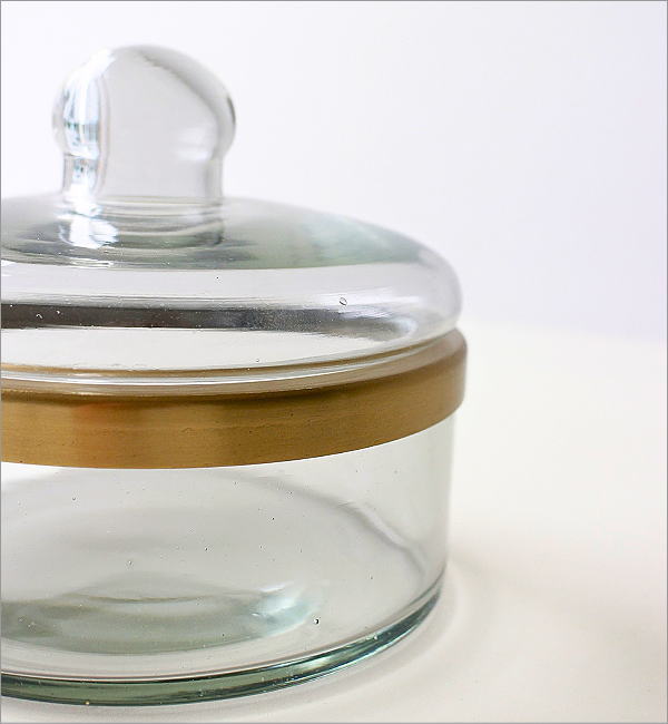 真鍮とガラスのキャニスター(4)