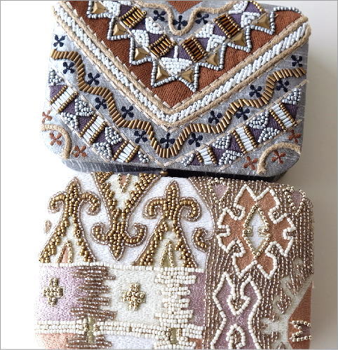 ビーズ刺繍レクタングルボックス2タイプ(2)