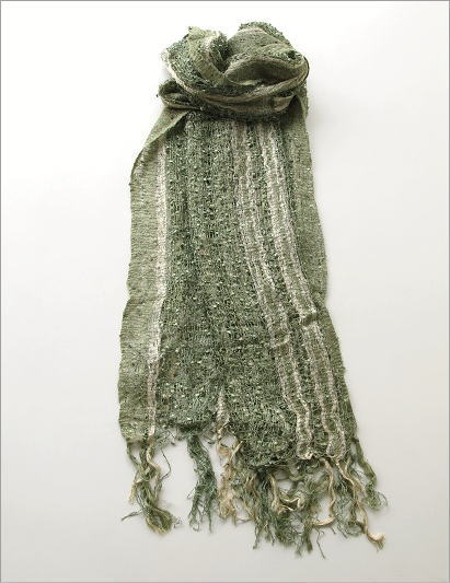 シルクコットン刺繍ショール