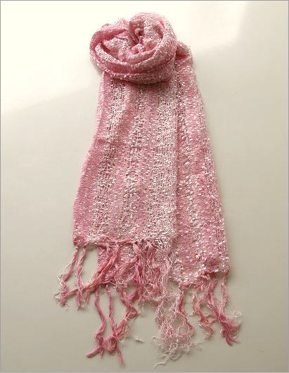 シルクコットン刺繍ショール
