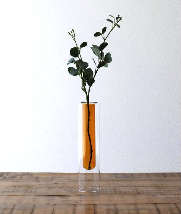 花瓶 フラワーベース おしゃれ ガラス 花器 シリンダー かわいい 