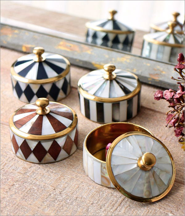 小さなシェルキャニスター 4タイプ(1)